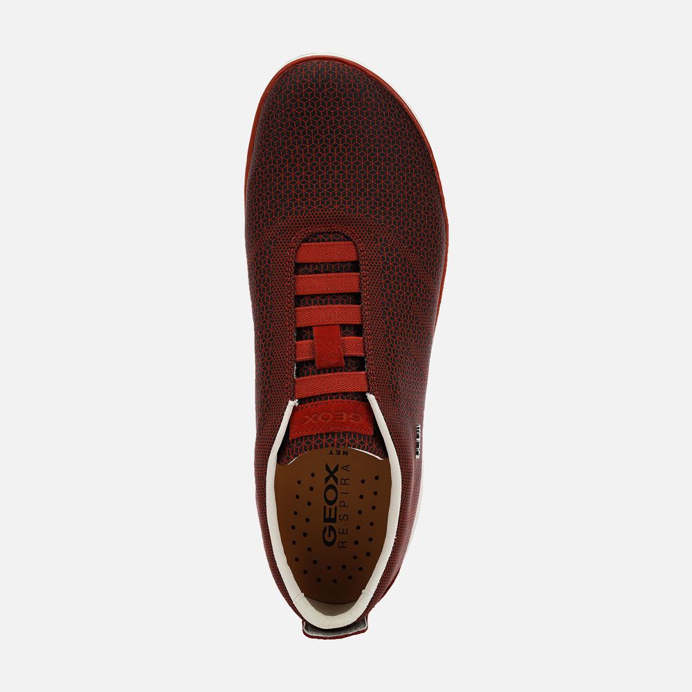 Geox Sneakers Red Nebula - Geox Mens Shoes - MCBQKU609